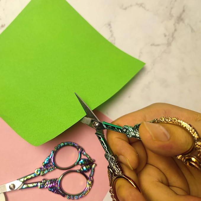 Small Embroidery Scissors with Cover -Cute and Comfortable handles with Sturdy - Image 9