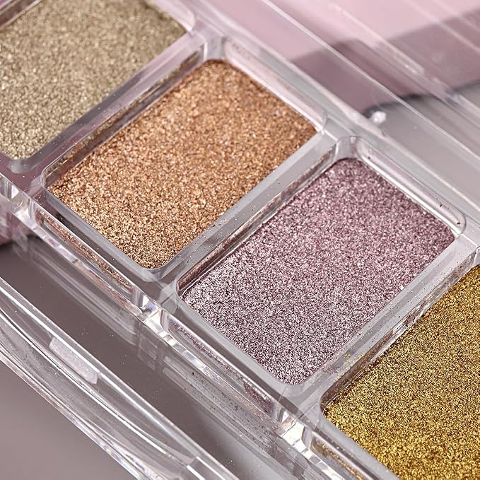6 Colors Solid Chrome Nail Glitter Powder Set Metallic Mirror Chrome Powder - Image 7