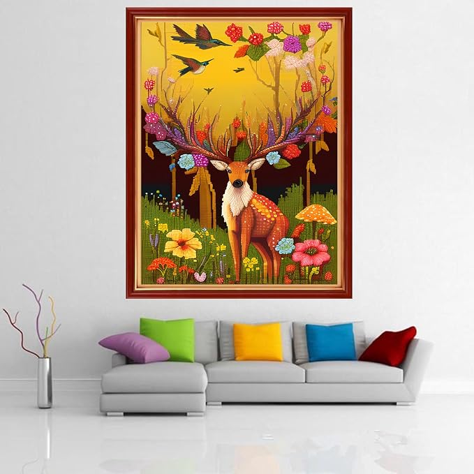 Dimensean Stamped Cross Stitch Kits Full Range of Embroidery Patterns Starter - Image 2