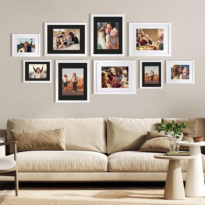 Egofine 8x10 White Picture Mats Pack of 11, Frame Mattes - Image 7