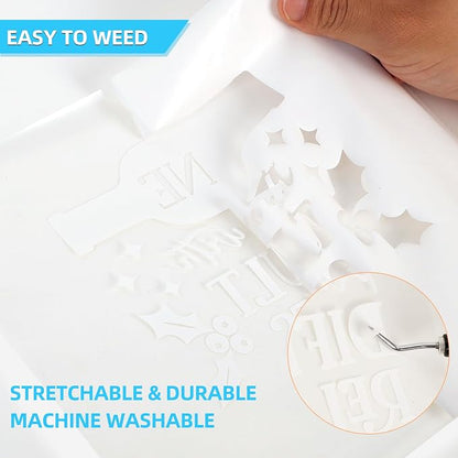 Guangyintong White HTV Heat Transfer Vinyl Rolls - Image 5
