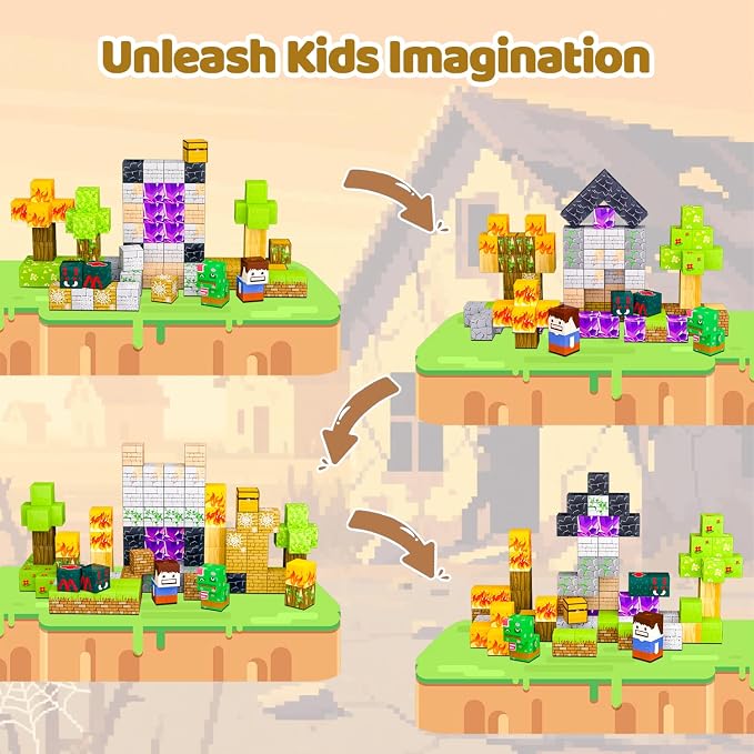Magnetic Blocks, Stacking Magnets - Image 3