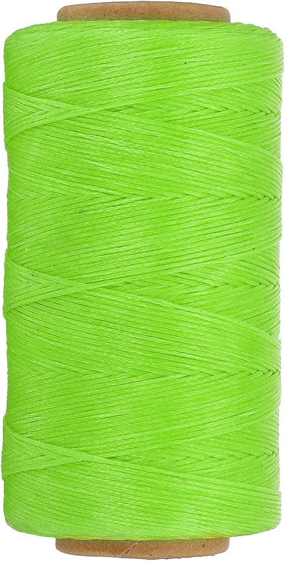 PATIKIL 284 Yard Flat Waxed Thread 150D 1mm Leather Sewing Cord by PATIKIL