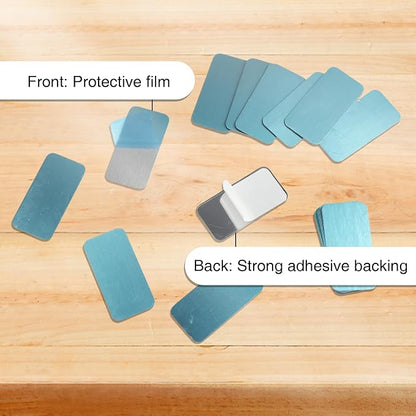30 Pcs Adhesive Metal Plate for Magnets Mount, 2.36x1.18in Metal Strips for - Image 4
