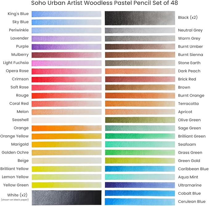 Soho Urban Artist Woodless Pastel Pencils - Image 5