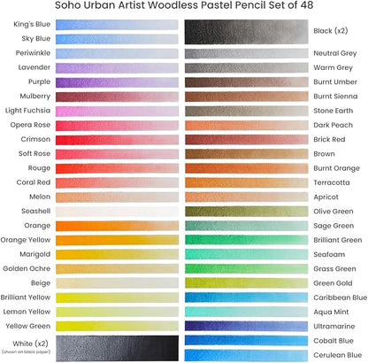 Soho Urban Artist Woodless Pastel Pencils - Image 5