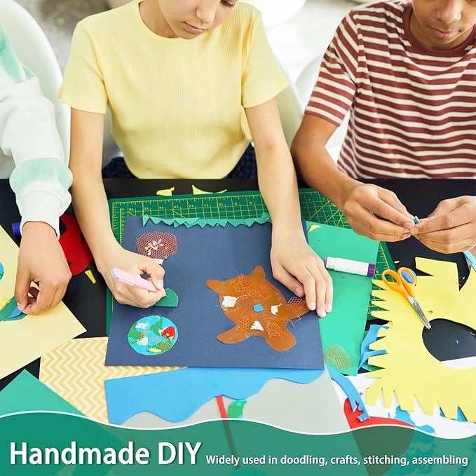 WORKLION 12" x 18" Art Self Healing PVC Cutting Mat, Double Sided, Gridded - Image 4