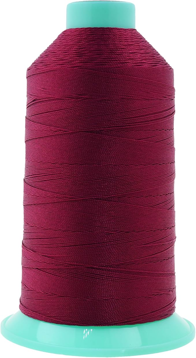 Mandala Crafts Bonded Nylon Thread Wine Heavy Duty Sewing Threads by MandalaCrafts