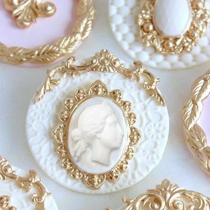 Art Molds for Polyclay Air Dry Clay Plaster Epoxy Resin Fondant Cake Decor - Image 4