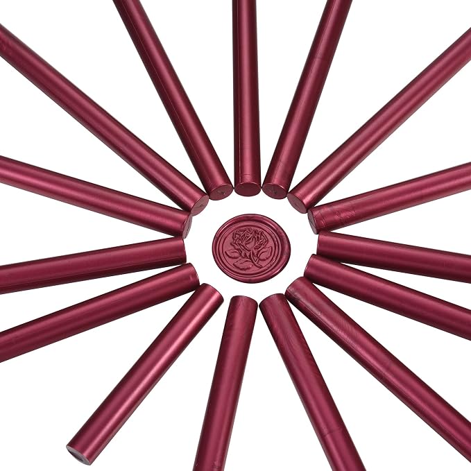 Yoption 15 Pieces Fuchsia Glue Gun Sealing Wax Sticks - Image 3