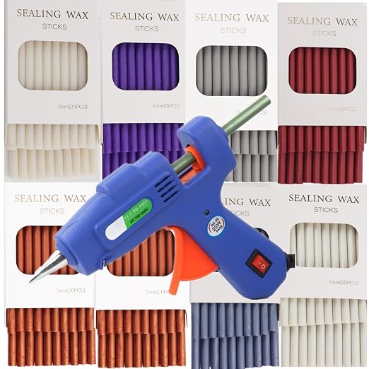 Wax Seal Sticks, ONWINPOR 20Pcs Red Wax Sealing Sticks - Image 2