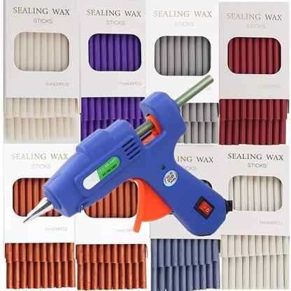Wax Seal Sticks, ONWINPOR 20Pcs Red Wax Sealing Sticks - Image 2