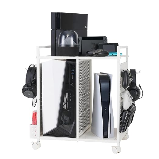 PLKOW Video Game Storage Rack, Game Storage Organizer by PLKOW