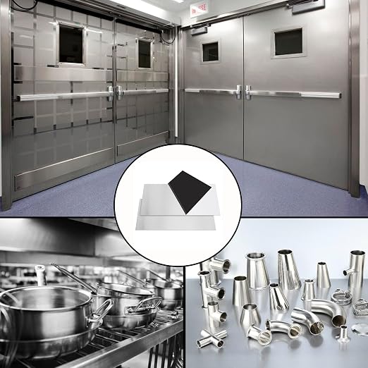 2Pcs 304 Stainless Steel Sheets Metal 6" x 12" x 1/32" Inch 304 Stainless Steel - Image 7