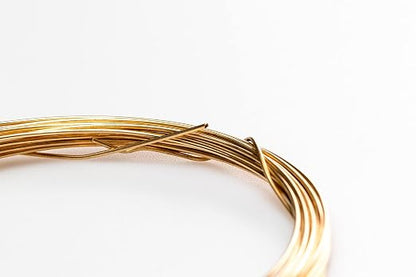 14 Gauge, Jeweler's Brass Wire, Dead Soft, CDA #230 Alloy Jewelry Grade Made in - Image 7