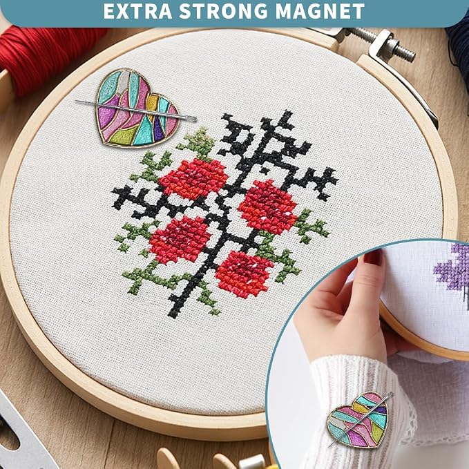 Magnetic Needle Minder Magnet Embroidery Accessories and Supplies Embroidery - Image 3