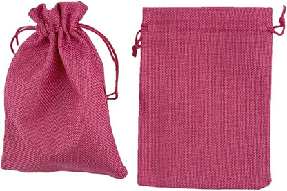 Palmhomee Pack of 25 Burlap Gift Bags - Image 2