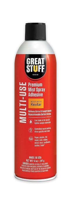 Great Stuff™ Multi-Use Mist Adhesive - 14 oz - Aerosol by GREATSTUFF