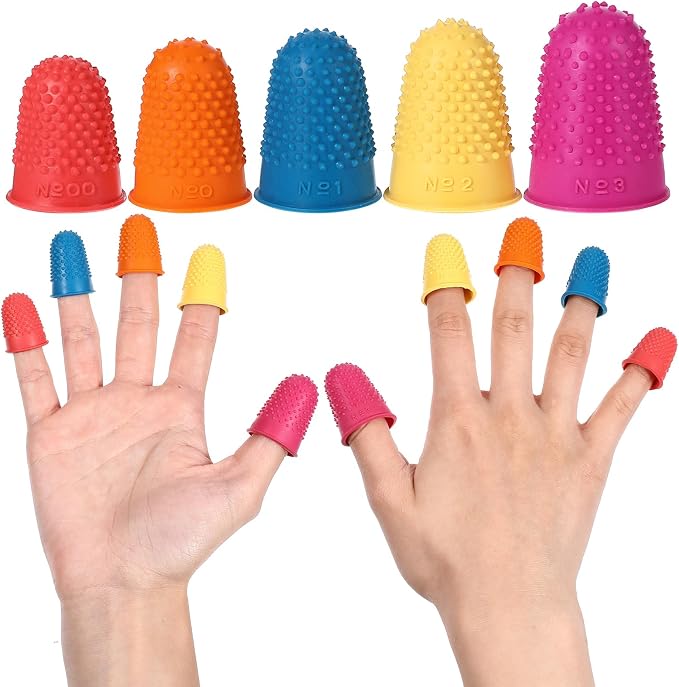 25 PCS Silicone Finger Protectors, Rubber Fingers Tips, Rubber Finger Tips - Image 5