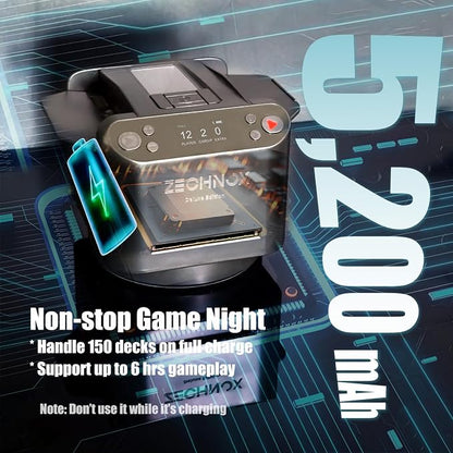 2025 New Smart 2-in-1 Automatic Card Shuffler and Dealer, Programmable Card - Image 7