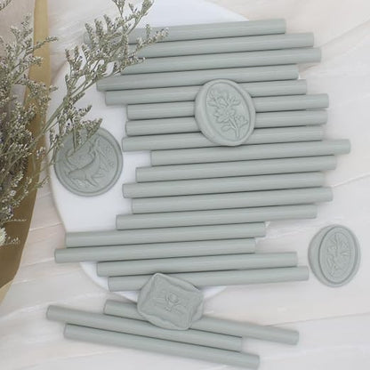 Sage Green Wax Seal Sticks 20pcs, Andotopee Glue Gun Wax Seal Sticks - Image 5