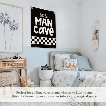 Boy Room Decor, Little Man Cave Sign - Image 4