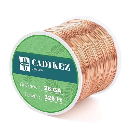 28 Gauge Craft Wire Jewelry Wire 100M/0.3mm Rose Gold Plated Thin Brass Wire by Cadikez