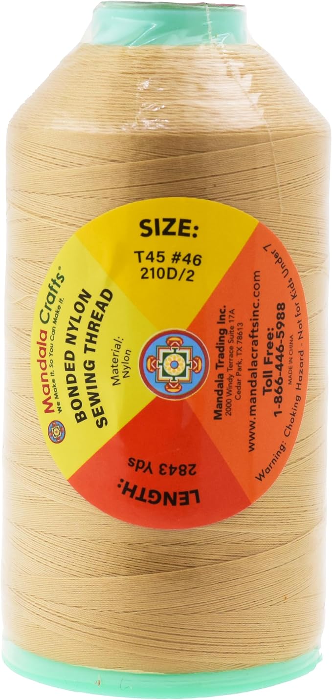 Mandala Crafts Tex 45 Bonded Nylon Thread - Image 3