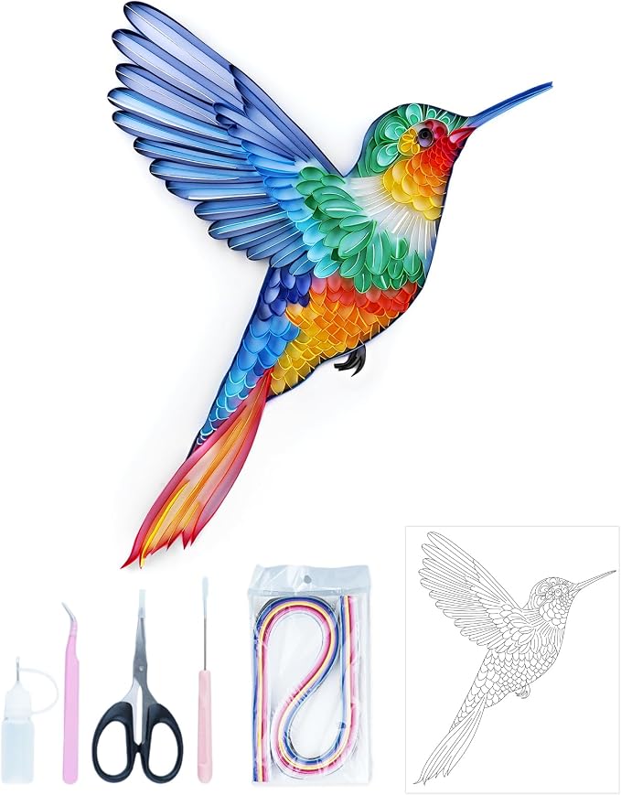 Uniquilling Quilling Kit for Adults by UNIQUILLING