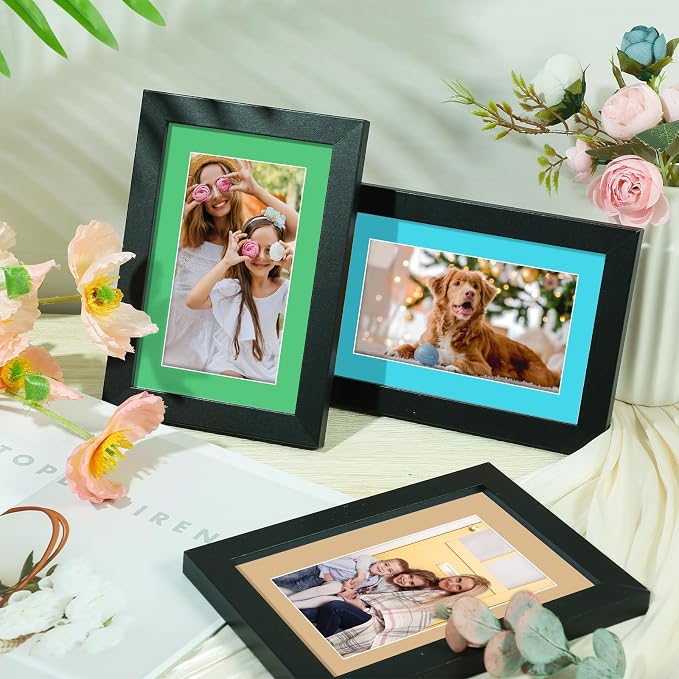 15 Pack 4x6 Picture Mats, Mixed Colors Frame Mattes - Image 7