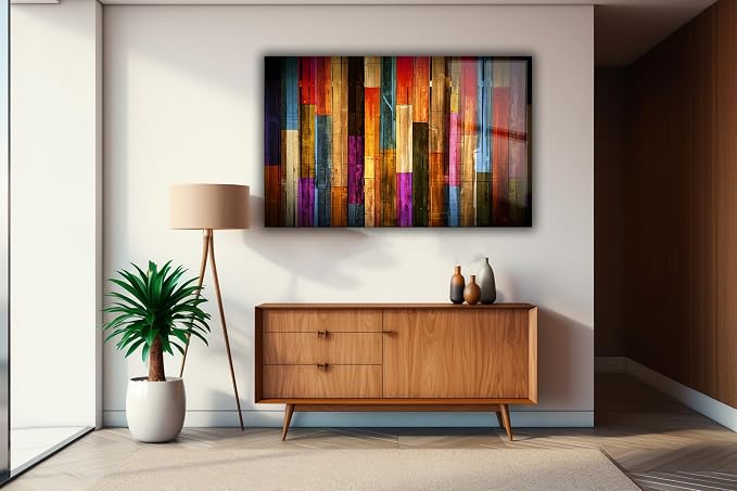 SpiritualHands Painted Wood Glass Printing Wall Art, Glass Wall Art, Home - Image 7