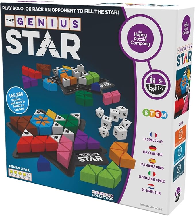 The Happy Puzzle Company The Genius Star | Toy of The Year Award Winning Family by TheHappyPuzzleCompany