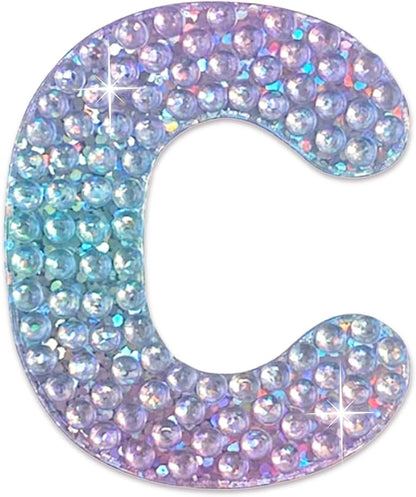 StickerBeans® Rhinestone Alphabet Letter Sticker C by StickerBeans