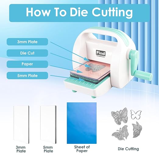 Mini Die Cutting Machine, 3 inch Embossing Machine - Image 6