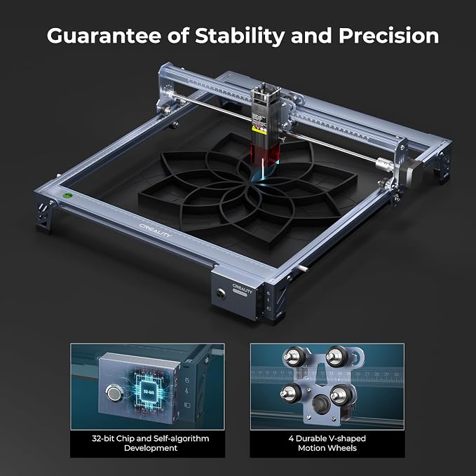 Creality Falcon 10W Laser Engraver Machine, 0.06mm High Precision Laser - Image 6