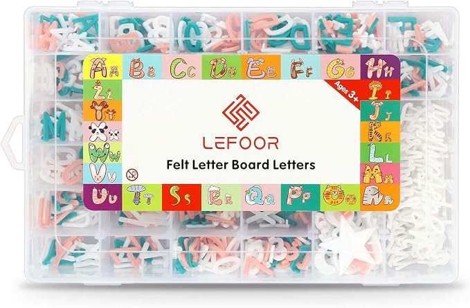 Letter Board Letters Only, 698 PRE-Cut Characters by LEFOOR