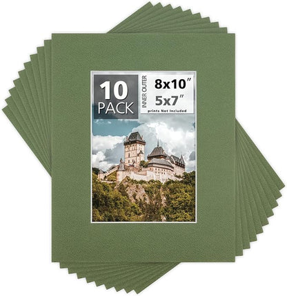 Mat Board Center, 8x10 for 5x7 Rock Garden Color Mats by MatBoardCenter