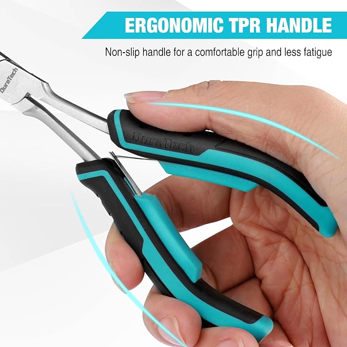 DURATECH 7" Long Reach Needle Nose Pliers, Extra Long Nose Pliers - Image 6