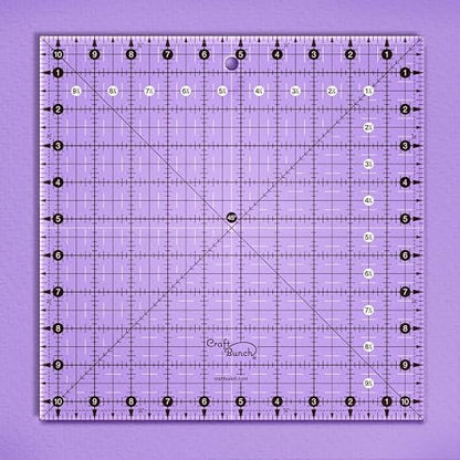 Non-Slip Square Quilt Template Ruler - Image 2