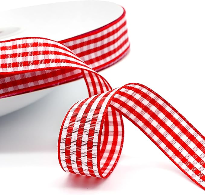 Classic Gingham Checkered Ribbon, DIY Projects, Hair Bows, Scrapbooking & Party by Unknown