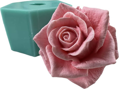 Bloom Rose Flower 3D Silicone Mold - Image 2