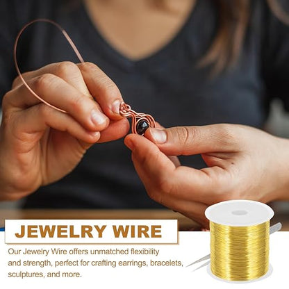 PATIKIL 26 Guage/ 0.4 mm 328 Feet Jewelry Craft Wire - Image 4