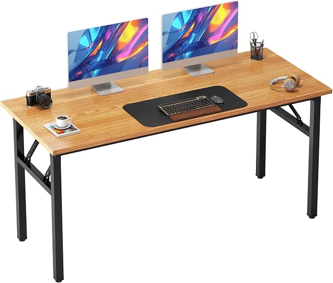 Need Folding Desk, 54 inch Large Computer Desk by Need