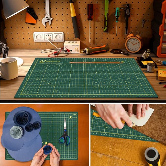 Headley Tools 18"x12" Thickened Self Healing Cutting Mat, A3 Rotary Cutting - Image 6
