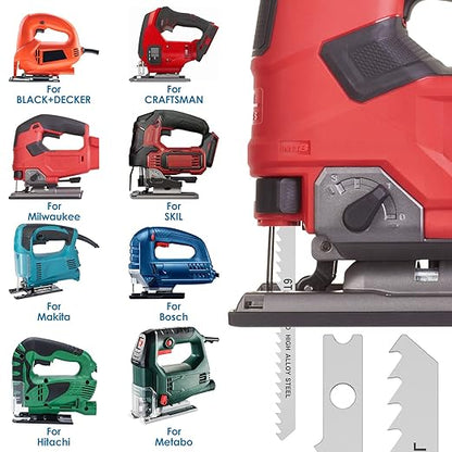 54Pcs Jig Saw Blade Set High Carbon Steel Assorted Saw Blades - Image 6