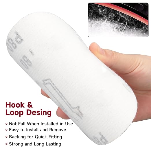5 Inch 100 PCS Sanding Disc 80 Grit, Hook and Loop Sanding Discs - Image 5