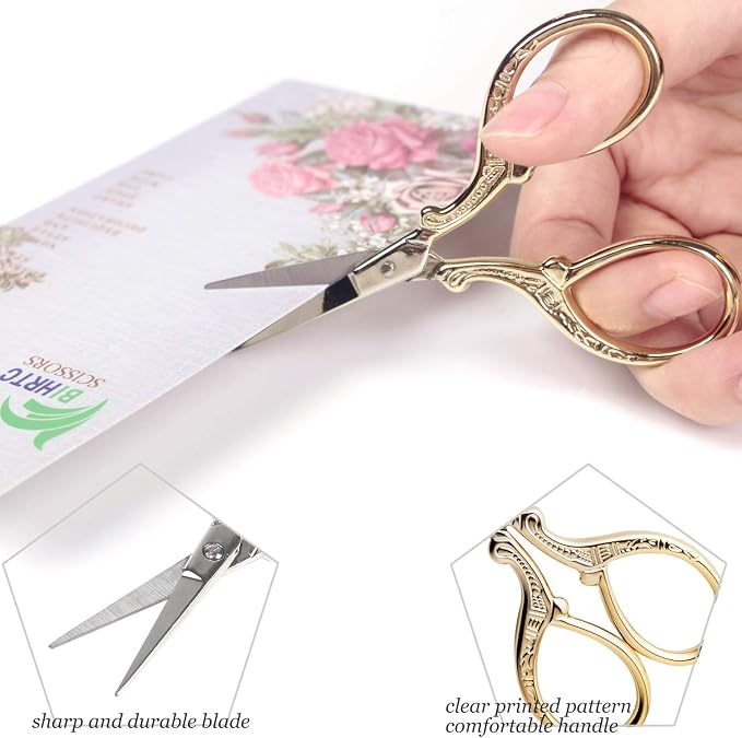 BIHRTC 3.6Inch Vintage Crochet Scissors - Image 3