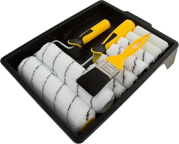 CORAL Easy Coater Decorating Paint Roller Tray & Frame Set, 12 Piece Pack - Image 4