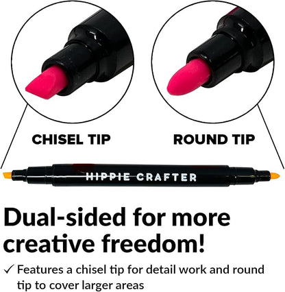 Fabric Markers, Permanent No-Bleed Fabric Pens - Image 5