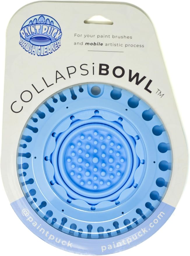 Paint Puck CollapsiBowl Paint Brush Cleaner Rinse Cup – Collapsible Paint Water - Image 2